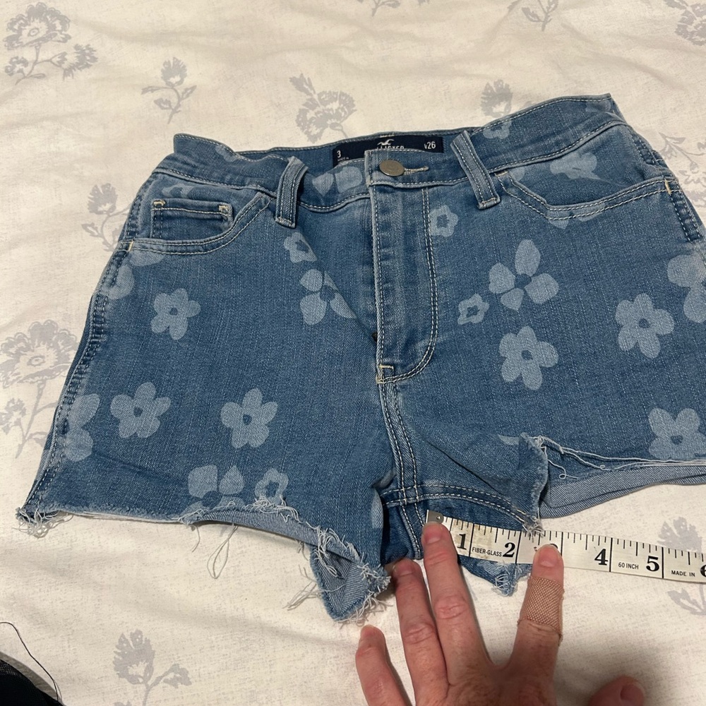Hollister Floral Jean Shorts